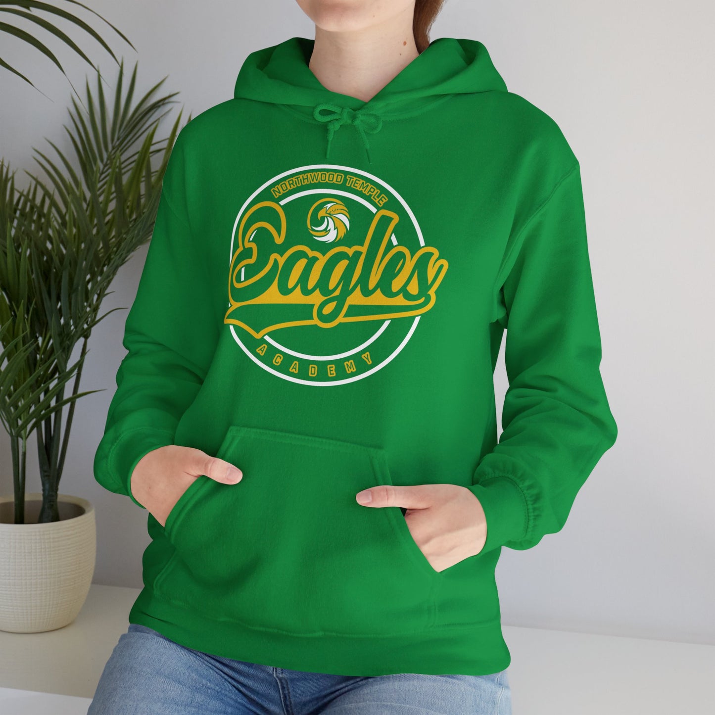 Eagles Circle Stamp - Gildan Unisex Heavy Blend™ Hooded Sweatshirt