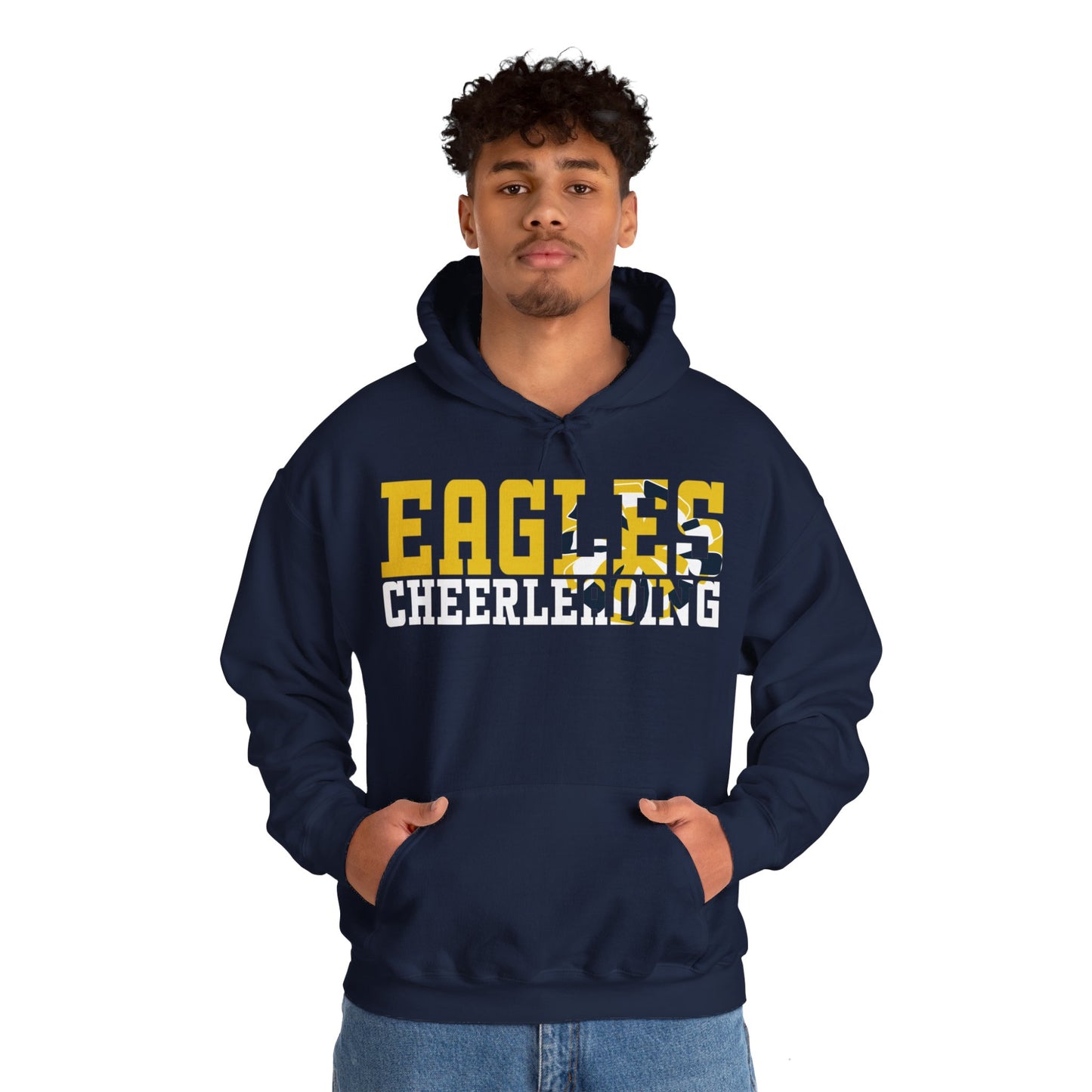 Cheerleading Cutout - Gildan Unisex Heavy Blend™ Hooded Sweatshirt