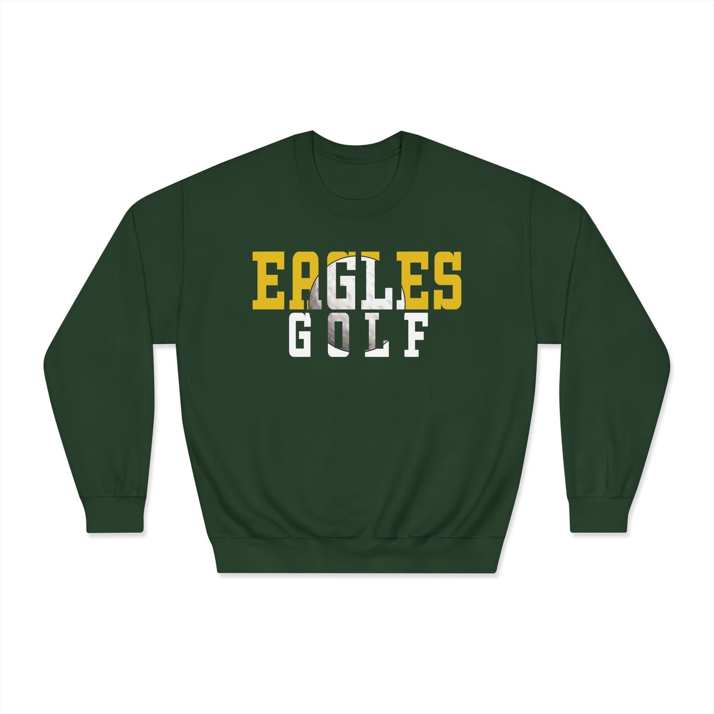 Golf Cutout - Gildan Unisex DryBlend® Crewneck Sweatshirt