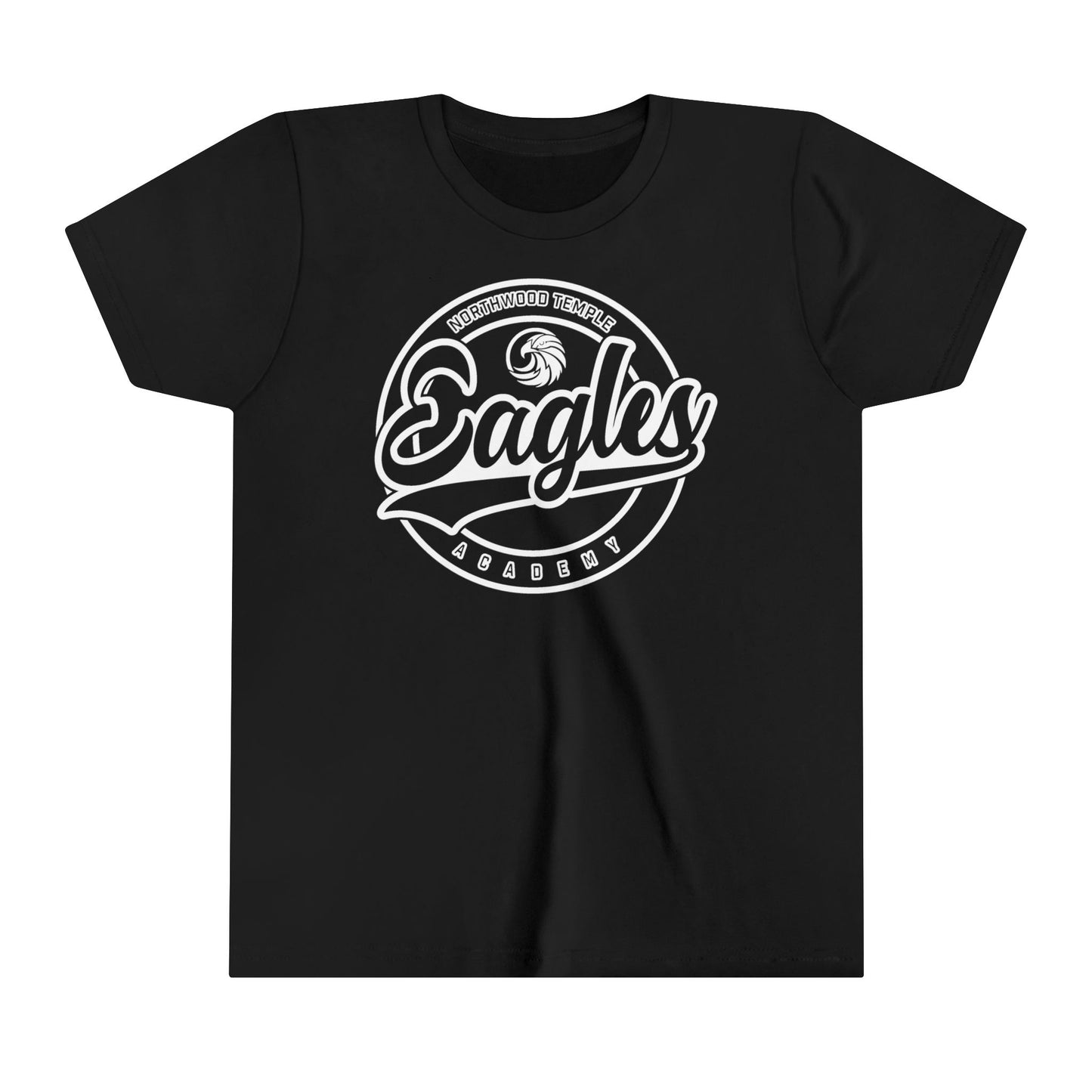 Eagles Circle Stamp - Bella+Canva Youth Short Sleeve Tee