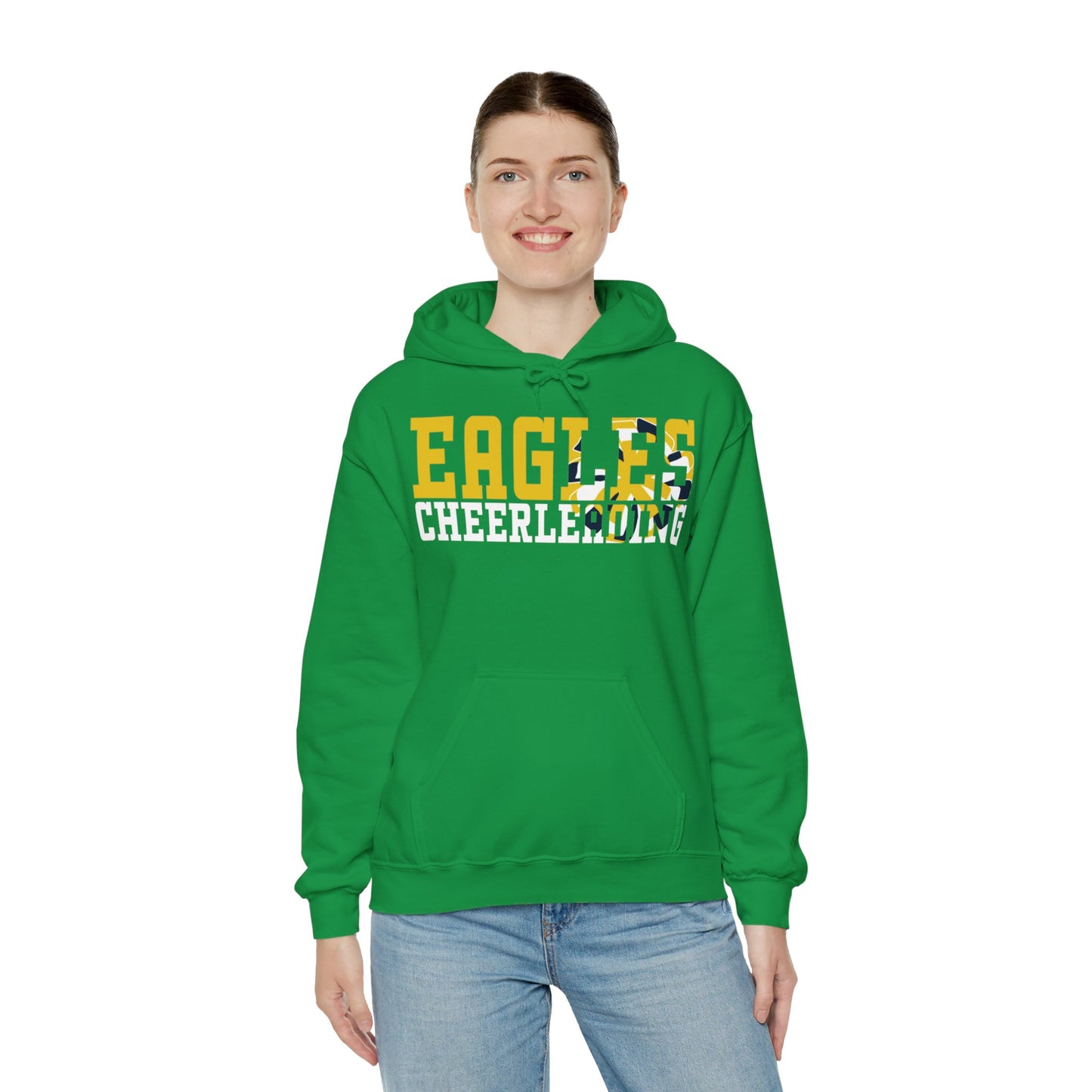 Cheerleading Cutout - Gildan Unisex Heavy Blend™ Hooded Sweatshirt