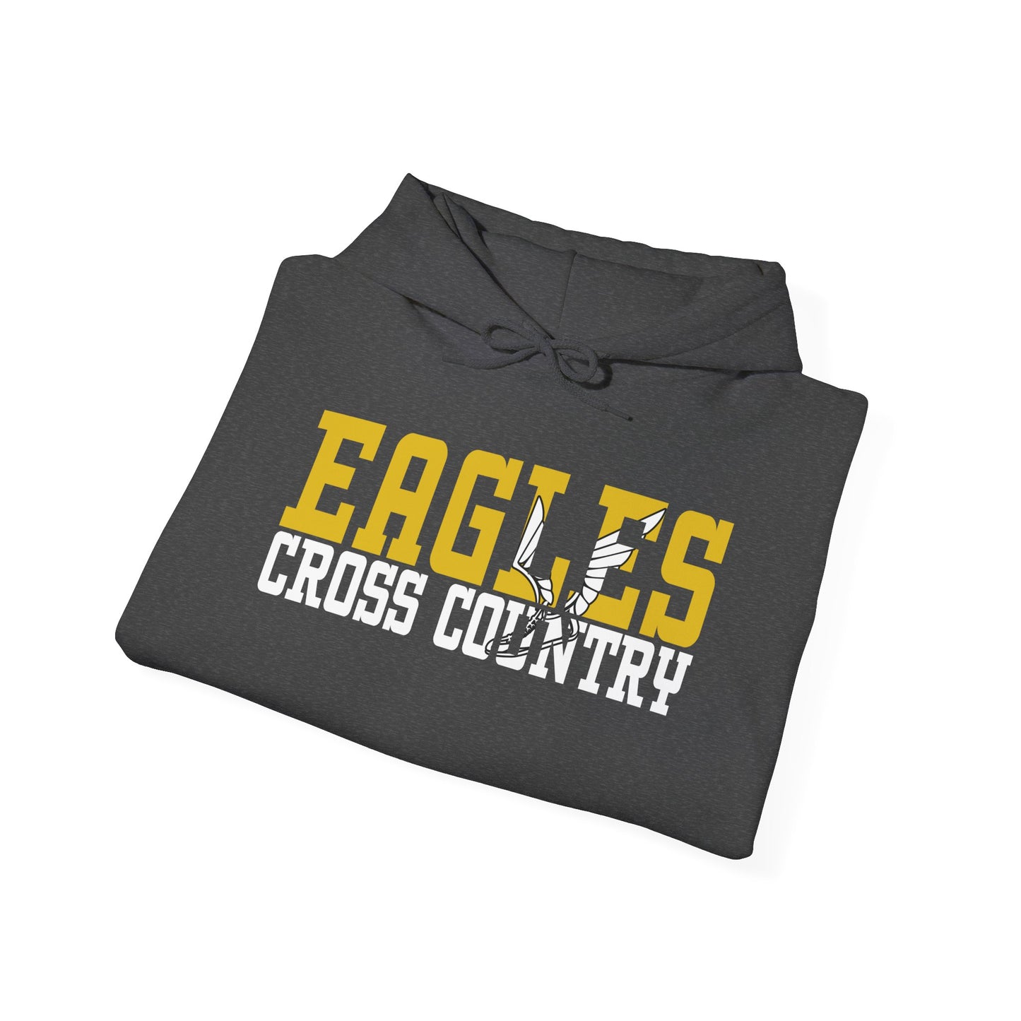 Cross Country Cutout - Gildan Unisex Heavy Blend™ Hooded Sweatshirt