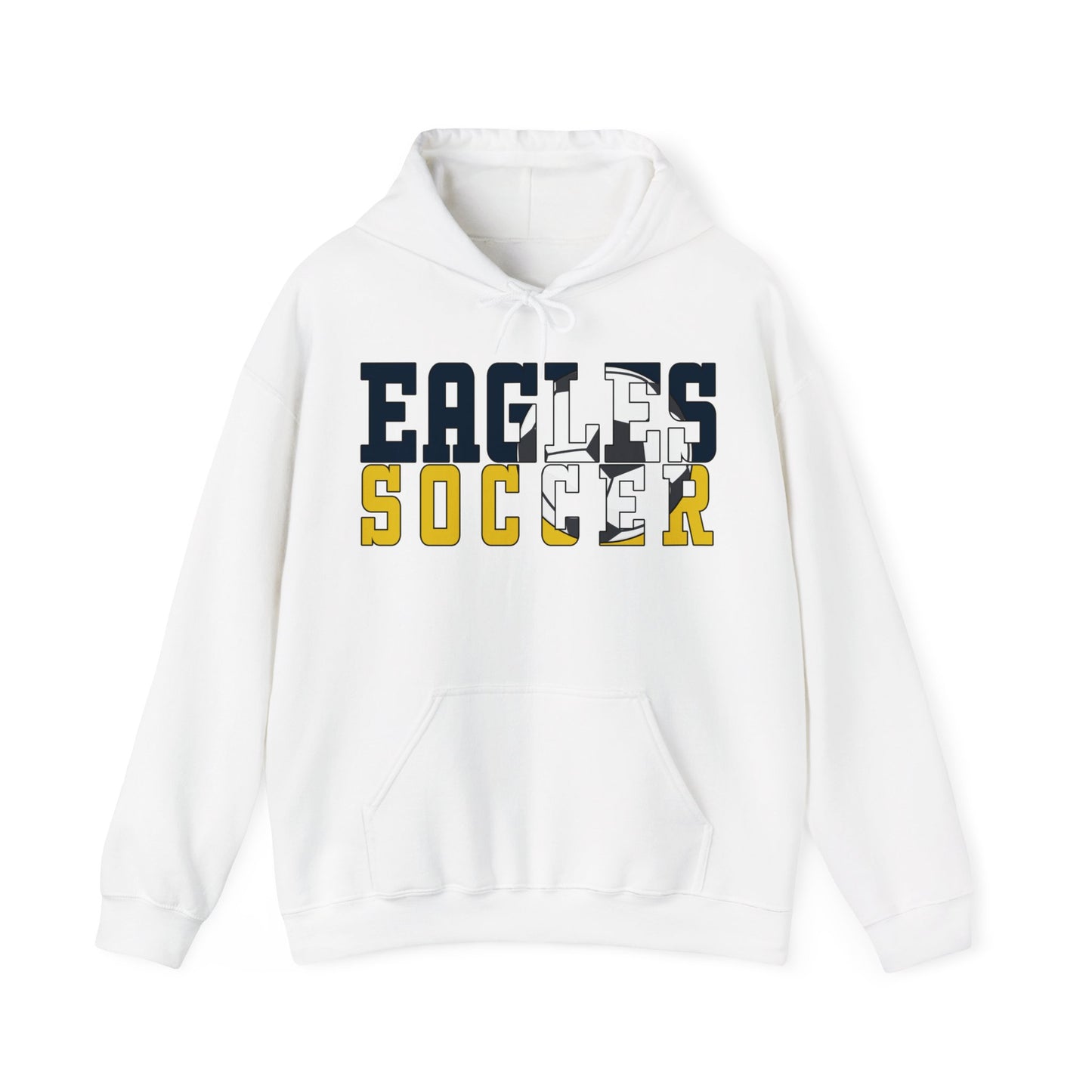 Soccer Cutout - Gildan Unisex Heavy Blend™ Hooded Sweatshirt