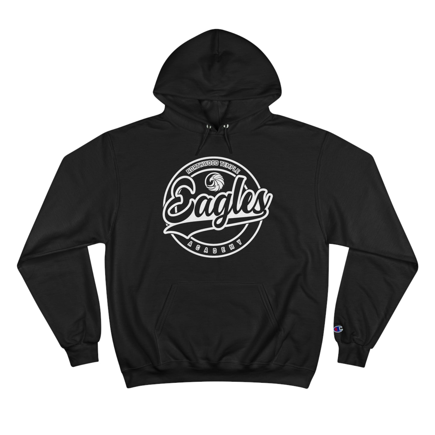 Eagles Circle Stamp - Champion Hoodie