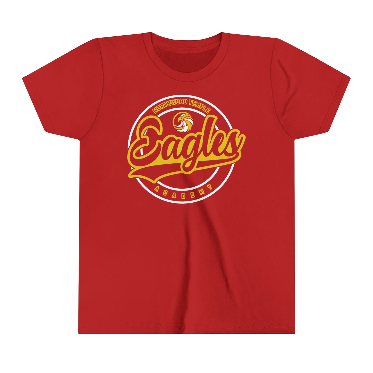 Eagles Circle Stamp - Bella+Canva Youth Short Sleeve Tee