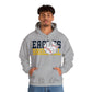 Baseball Cutout - Gildan Unisex Heavy Blend™ Hooded Sweatshirt