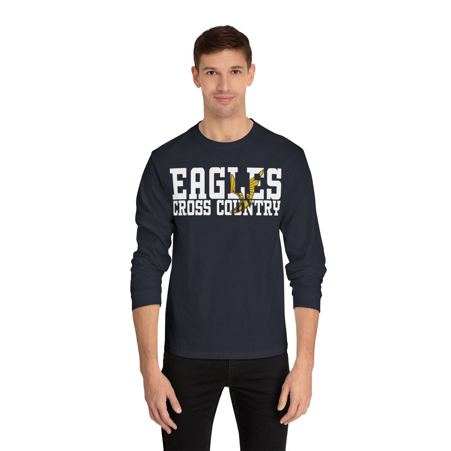 Cross Country Cutout - American Apparel Unisex Classic Long Sleeve T-Shirt