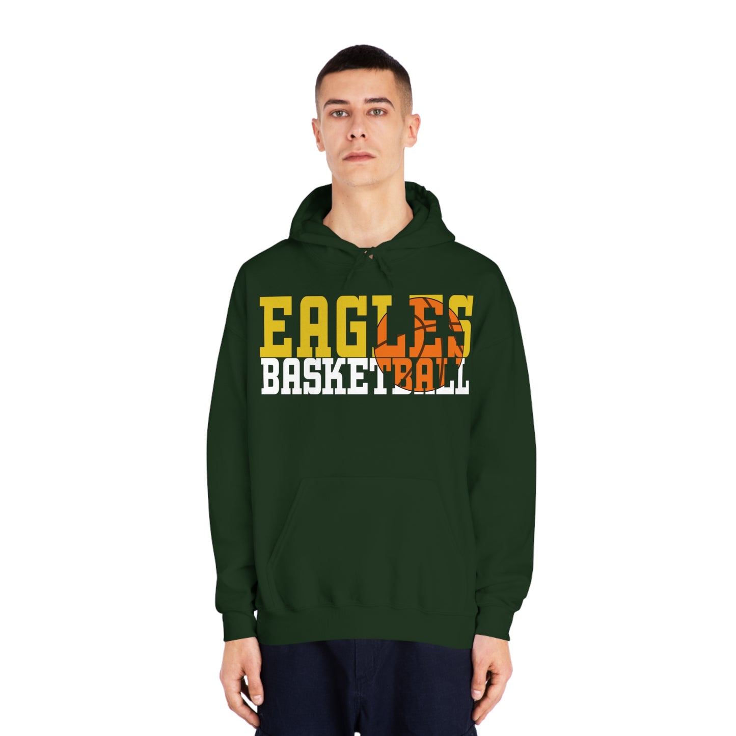 Basketball Cutout - Gildan Unisex DryBlend® Hooded Sweatshirt