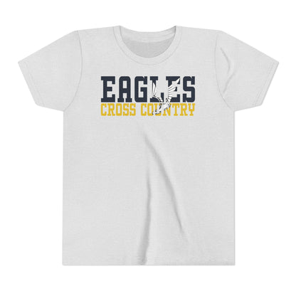 Cross County Cutout - Bella+Canva Youth Short Sleeve Tee