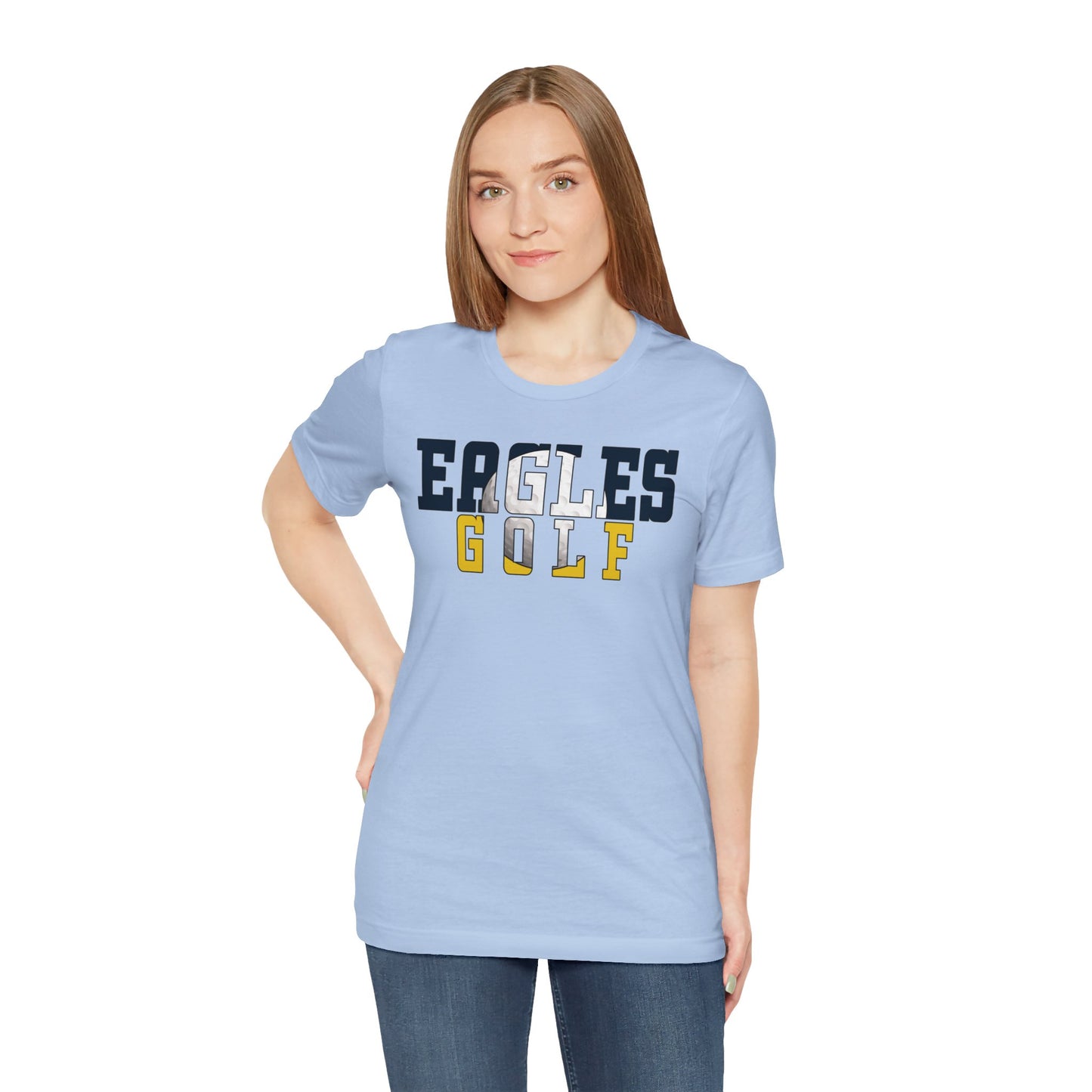 Golf Cutout - Bella+Canva Unisex Jersey Short Sleeve Tee