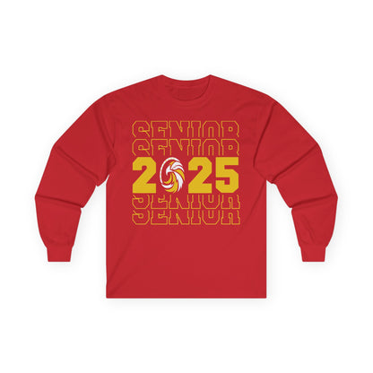 Senior Stacked c/o 2025 - Gildan Unisex Ultra Cotton Long Sleeve Tee