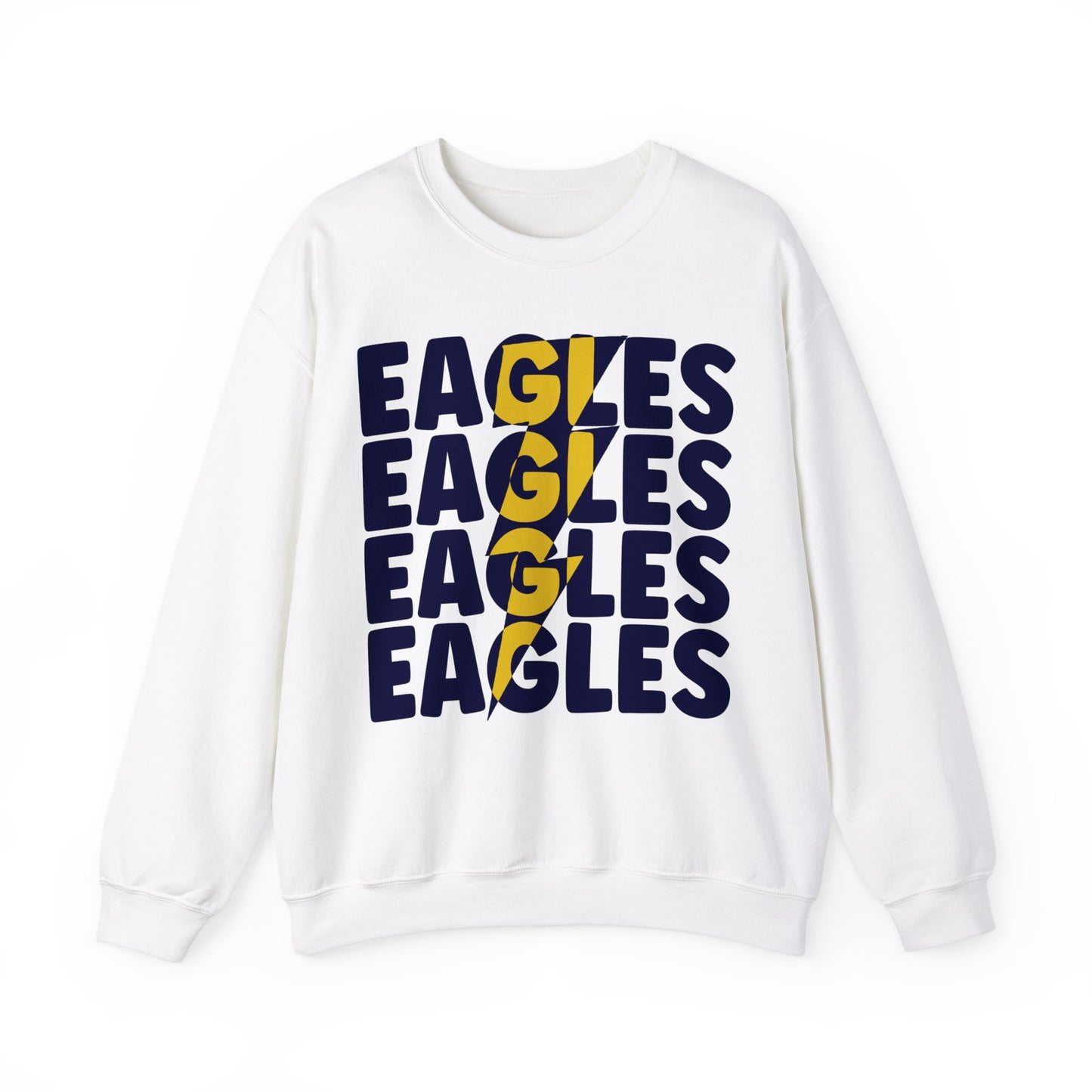 Lightning Bolt Eagle - Gildan Unisex Heavy Blend™ Crewneck Sweatshirt