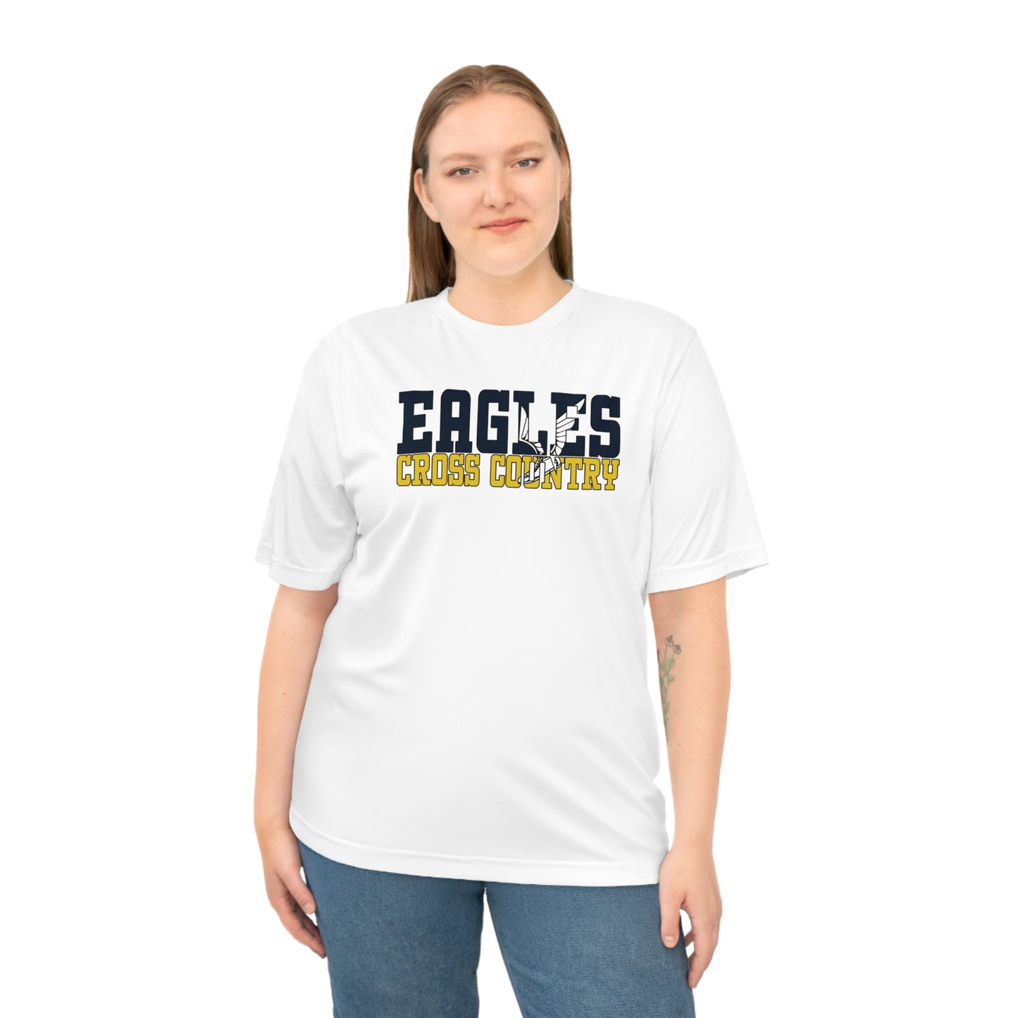 Cross Country Cutout - Team 365 Unisex Zone Performance T-shirt