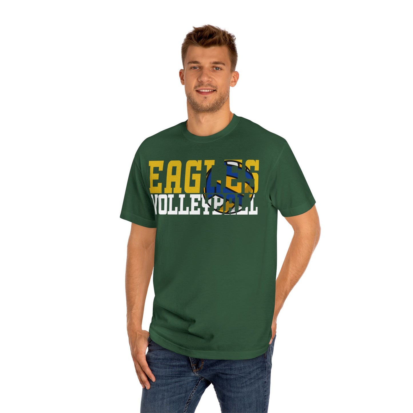 Volleyball Cutout - American Apparel Unisex Classic Tee