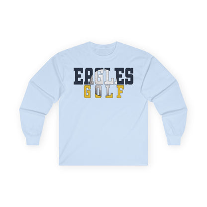 Golf Cutout - Gildan Ultra Cotton Long Sleeve Tee