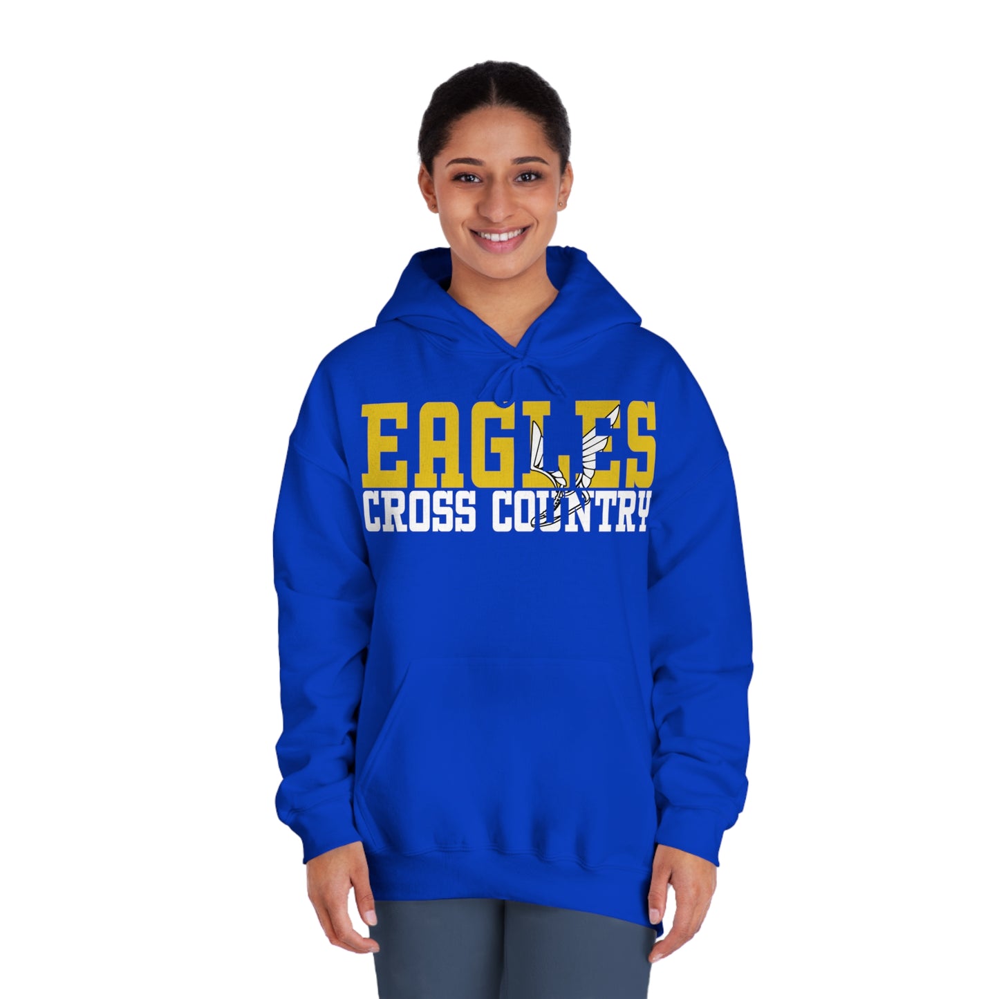 Cross Country Cutout - Gildan Unisex DryBlend® Hooded Sweatshirt