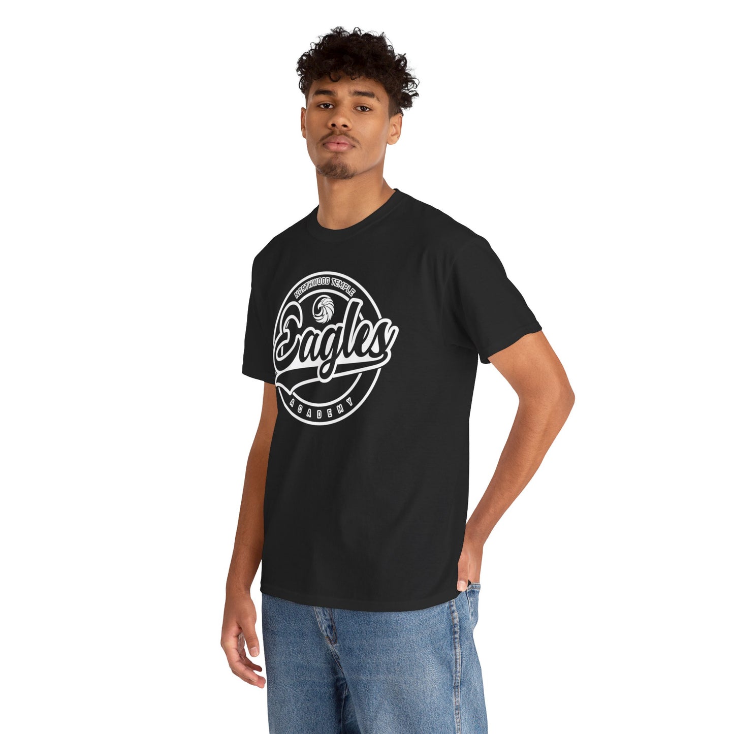 Eagles Circle Stamp - Gildan Unisex Heavy Cotton Tee