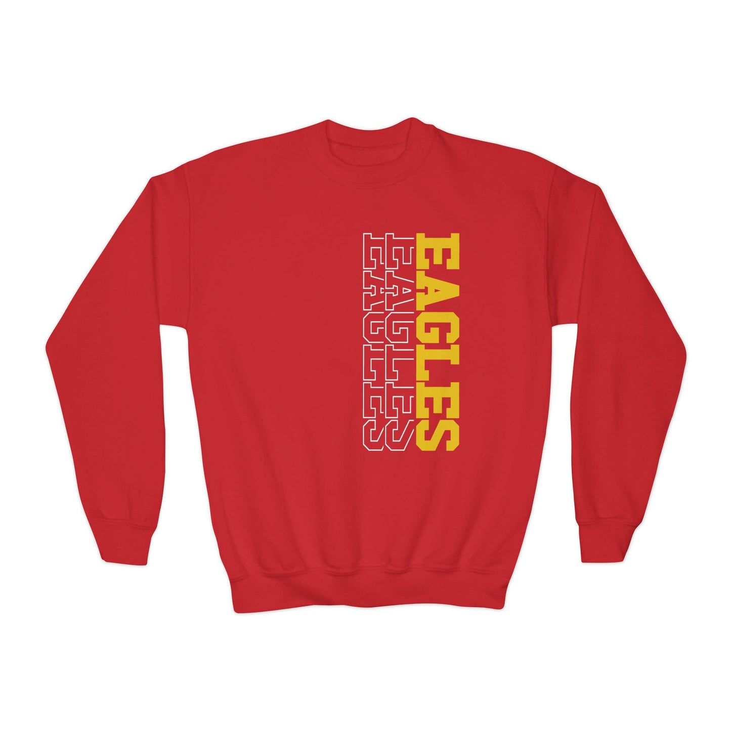 Sideways Eagles - Gildan Youth Crewneck Sweatshirt