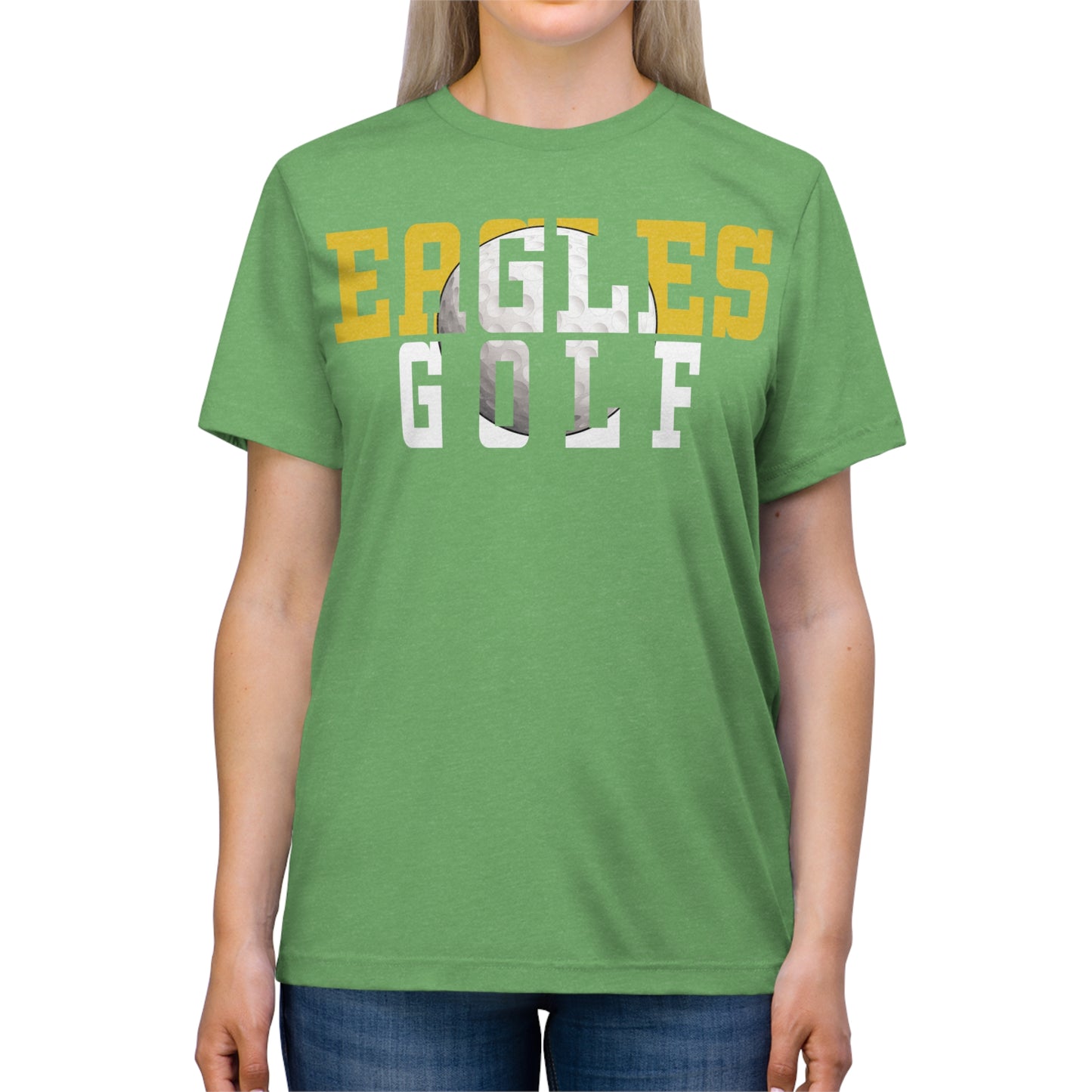 Golf Cutout - Bella+Canva Unisex Triblend Tee