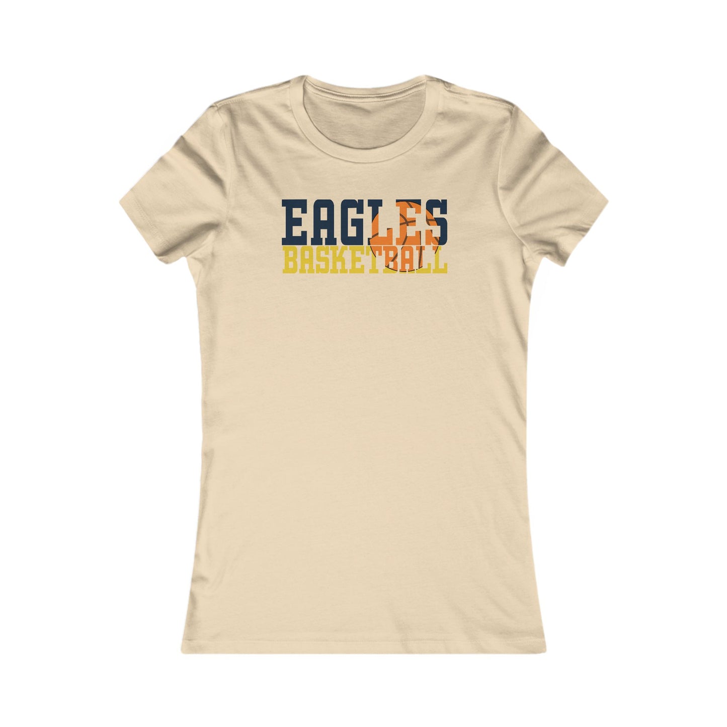 Basketball Cutout - Bella+Canva Women's Favorite Tee