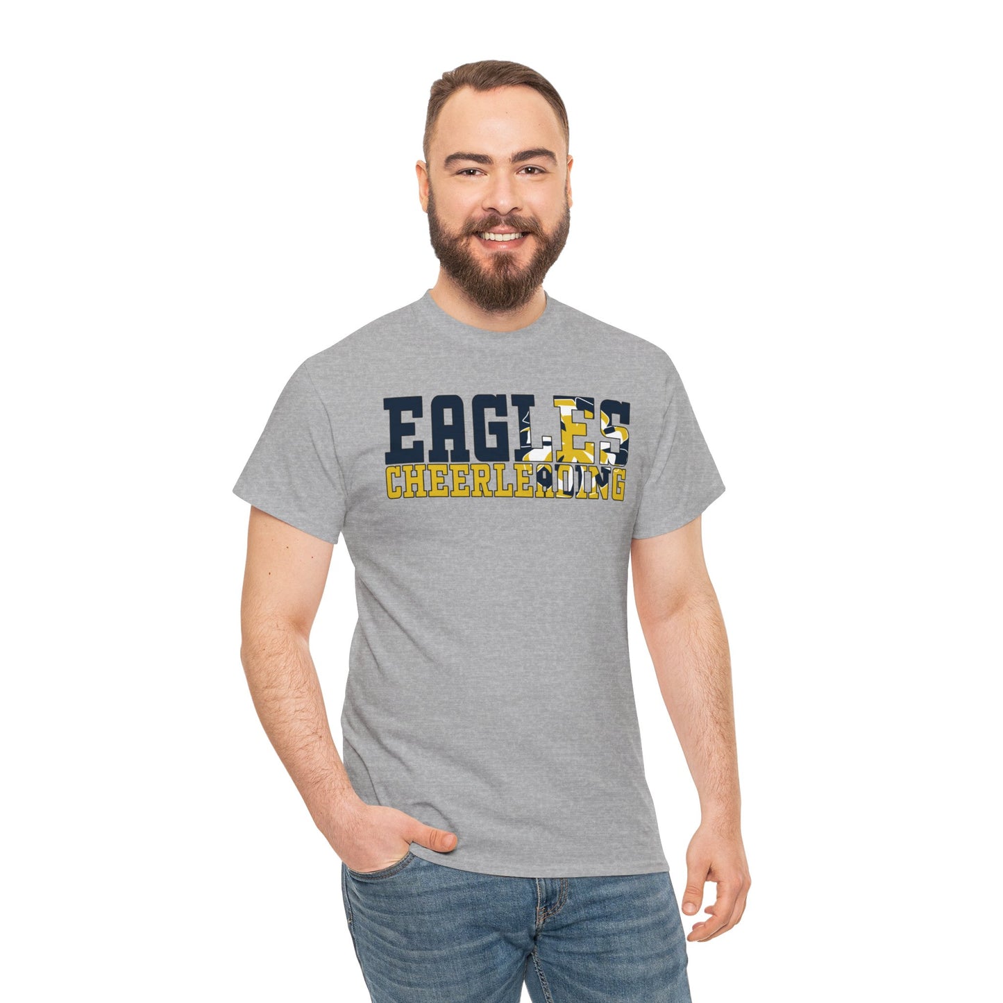 Cheerleading Cutout - Gildan Unisex Heavy Cotton Tee