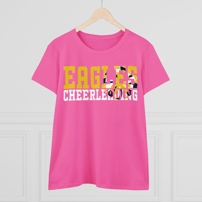 Cheerleading Cutout - Gildan Women's Midweight Cotton Tee