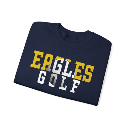 Gold Cutout - Gildan Unisex Heavy Blend™ Crewneck Sweatshirt