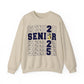 Seniors Cross Stacked c/o 2025 - Gildan Unisex Heavy Blend™ Crewneck Sweatshirt