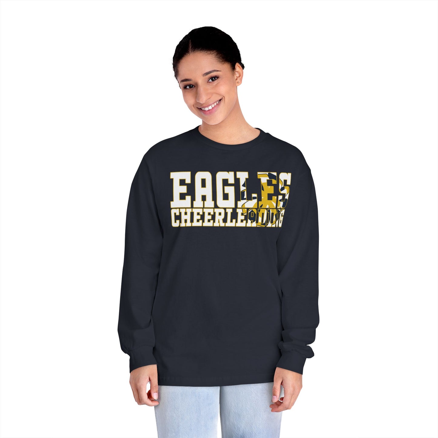 Cheerleading Cutout - American Apparel Unisex Classic Long Sleeve T-Shirt