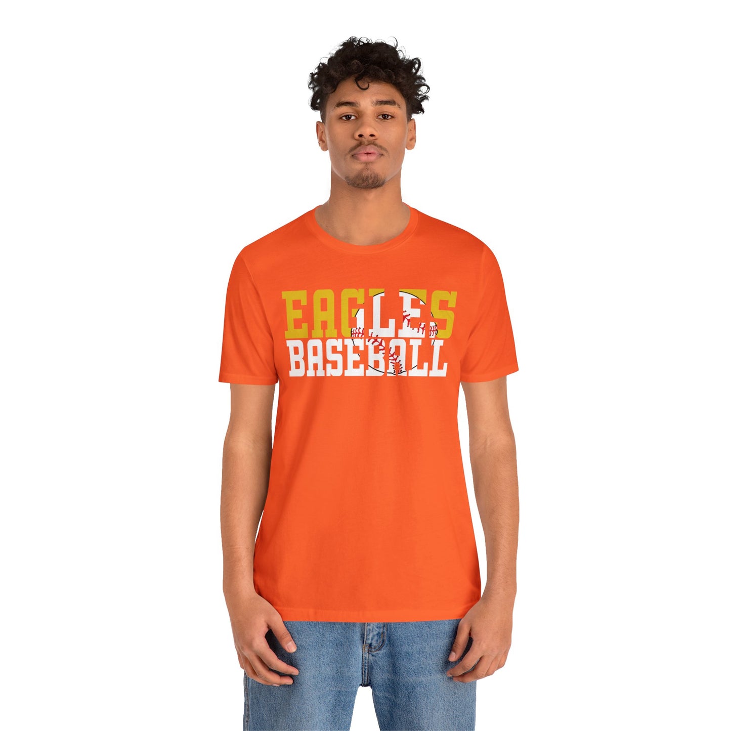 Baseball Cutout - Bella+Canva Unisex Jersey Short Sleeve Tee