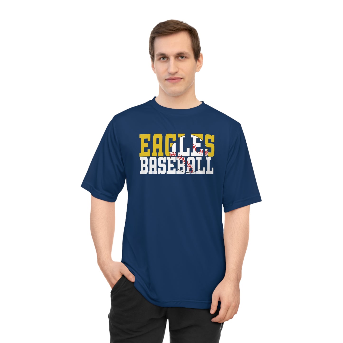 Baseball Cutout - Team 365 Unisex Zone Performance T-shirt