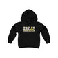 Cheerleading Cutout - Gildan Youth Heavy Blend Hooded Sweatshirt