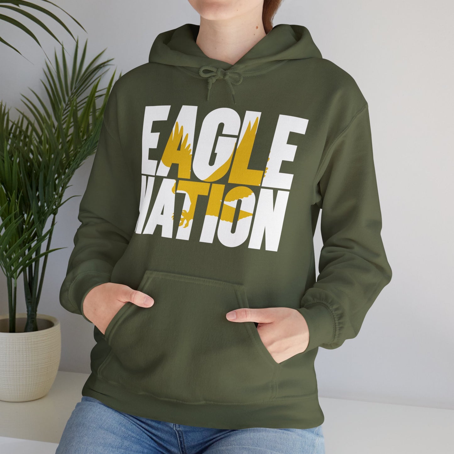 Eagle Nation - Gildan Unisex Heavy Blend™ Hooded Sweatshirt