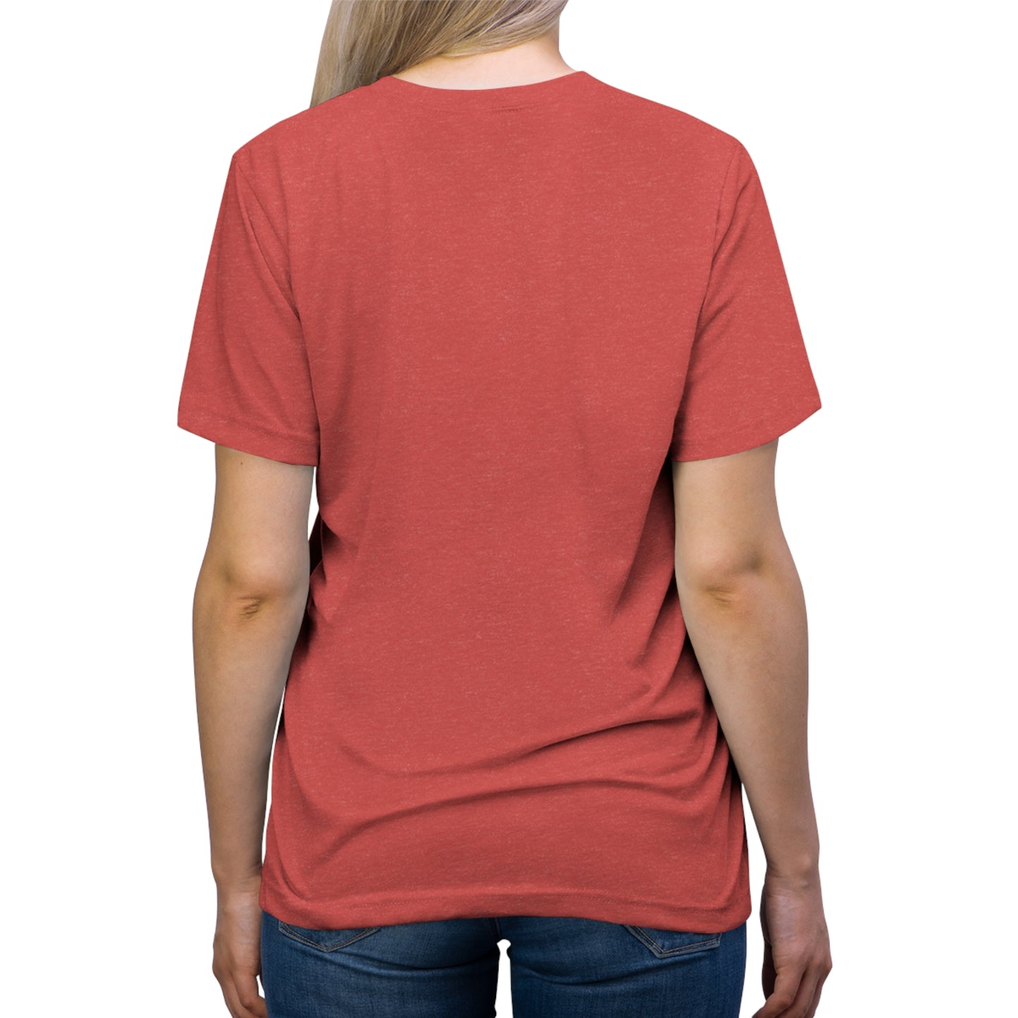 Softball Cutout - Bella+Canva Unisex Triblend Tee