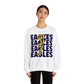 Lightning Bolt Eagle - Gildan Unisex Heavy Blend™ Crewneck Sweatshirt