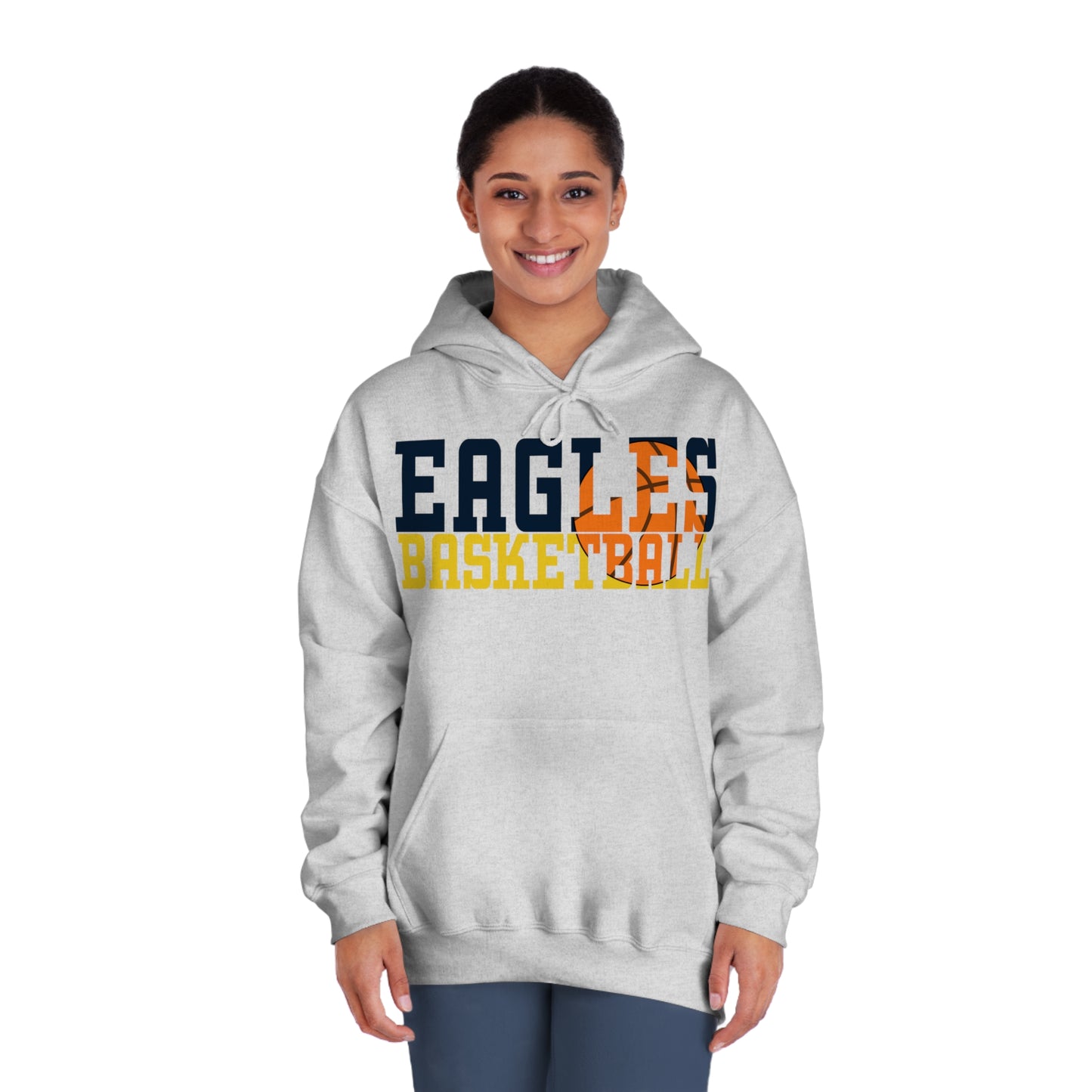 Basketball Cutout - Gildan Unisex DryBlend® Hooded Sweatshirt