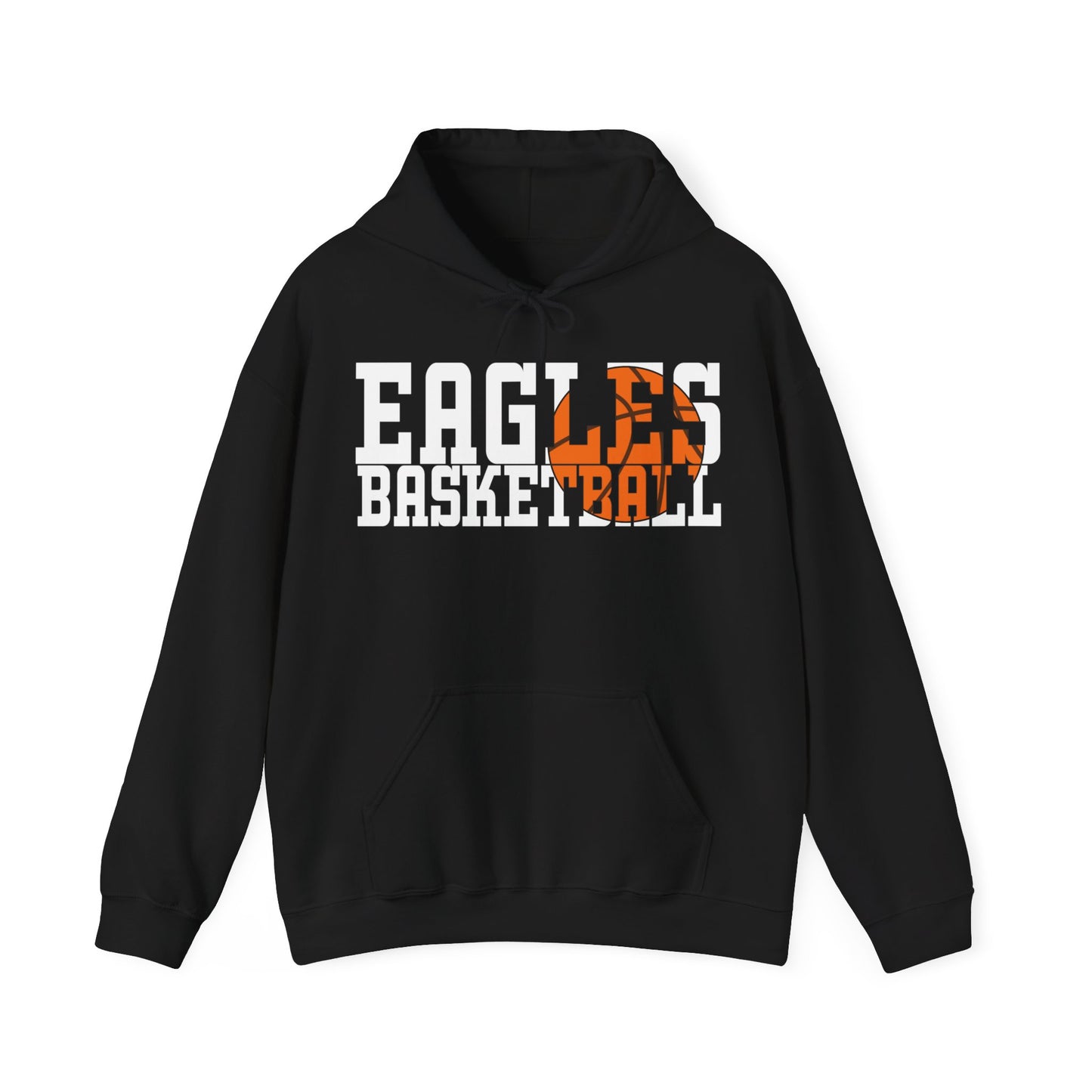 Basketball Cutout - Gildan Unisex Heavy Blend™ Hooded Sweatshirt