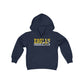 Cheerleading Cutout - Gildan Youth Heavy Blend Hooded Sweatshirt