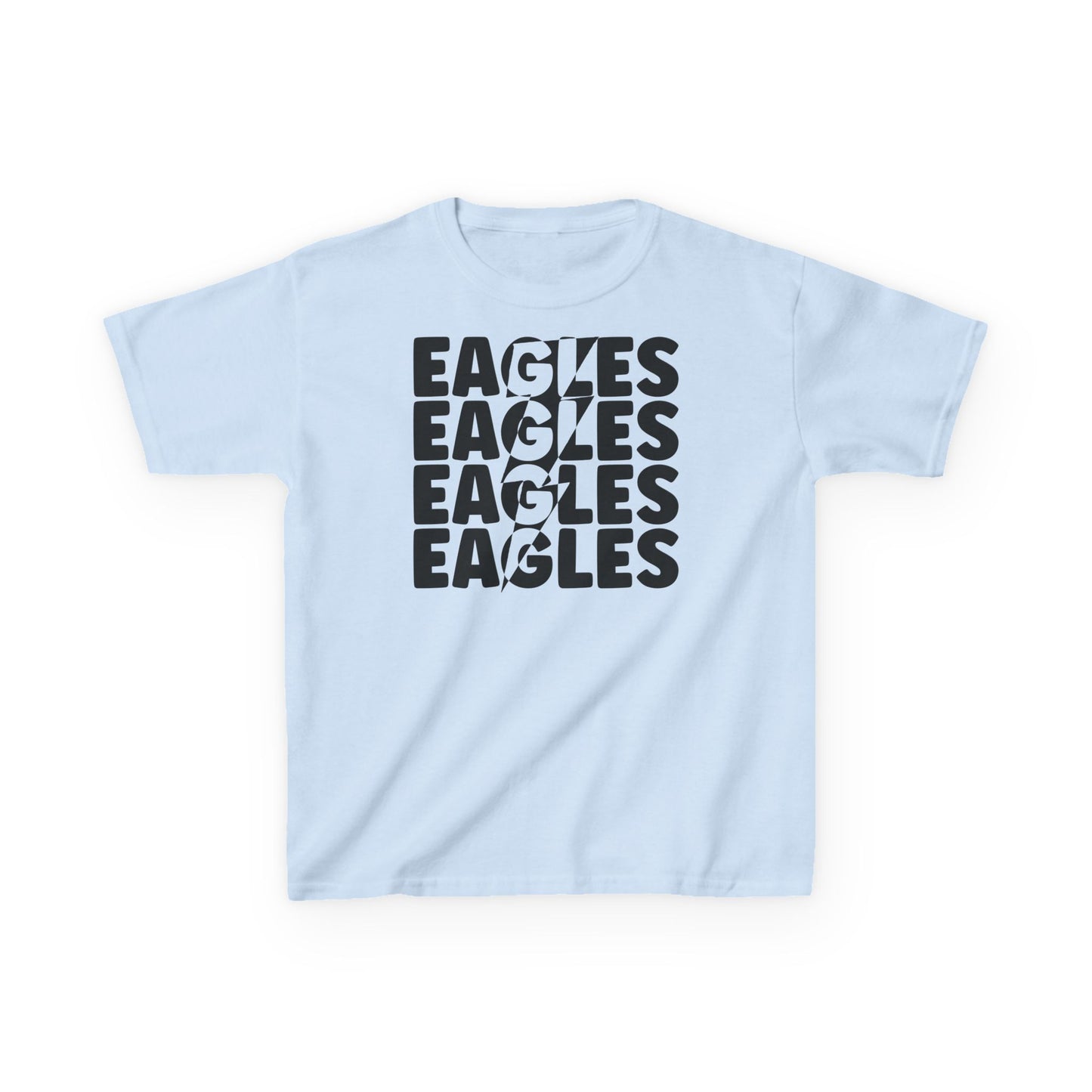 Lightning Bolt Eagle - Gildan Kids Heavy Cotton™ Tee