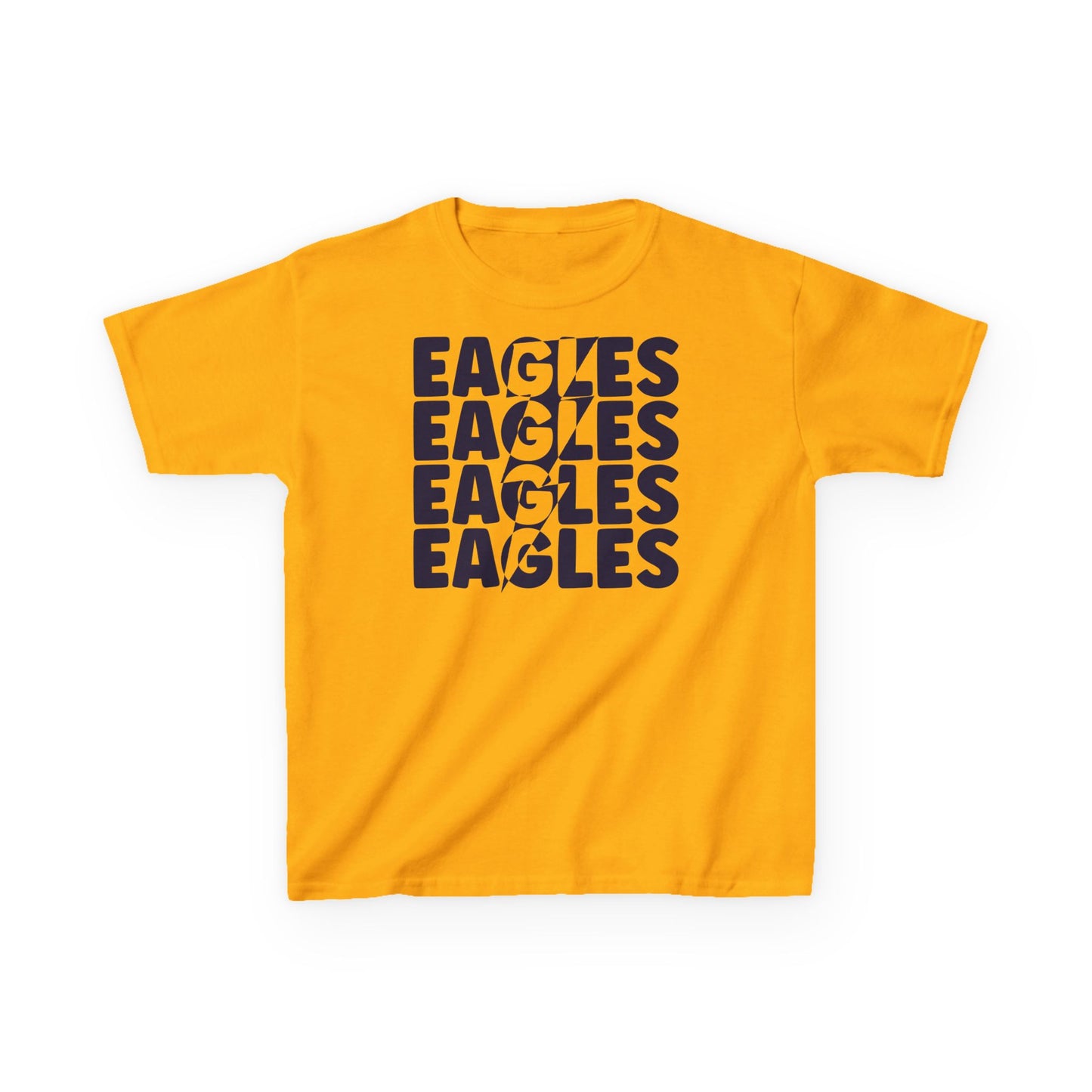 Lightning Bolt Eagle - Gildan Kids Heavy Cotton™ Tee