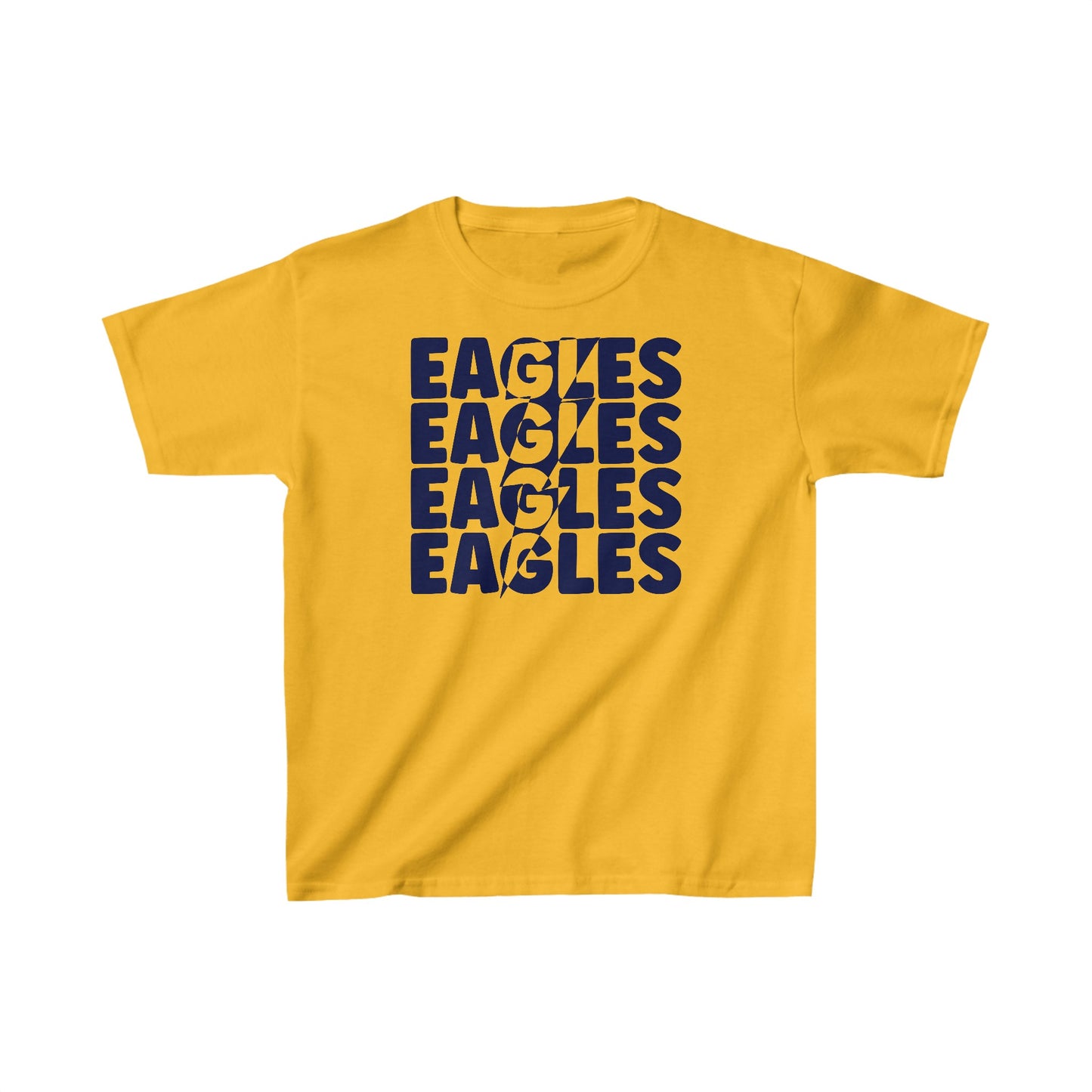 Lightning Bolt Eagle - Gildan Kids Heavy Cotton™ Tee