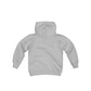 Softball Cutout - Gildan Youth Heavy Blend Hooded Sweatshirt