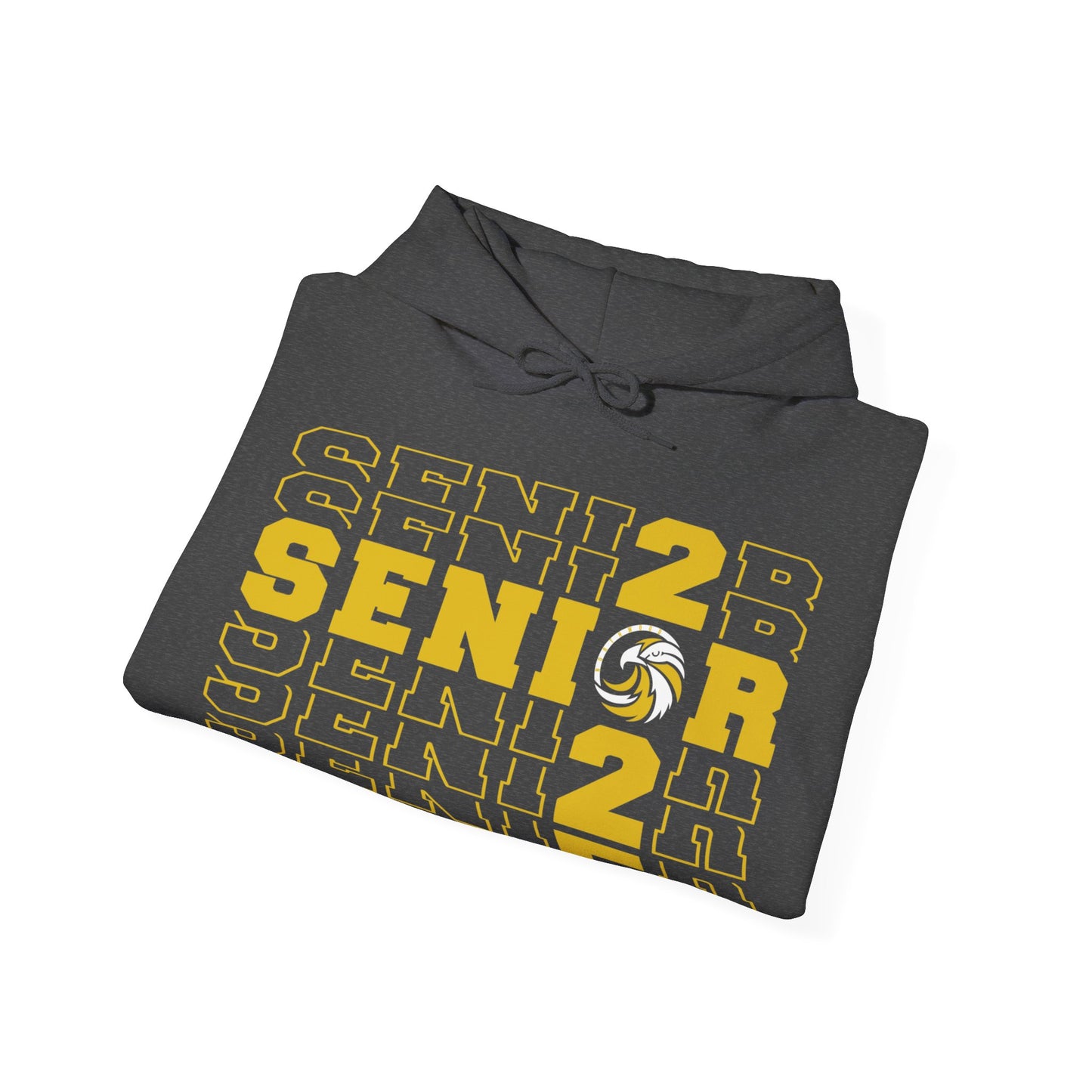 Seniors Cross Stacked c/o 2025 - Gildan Unisex Heavy Blend™ Hooded Sweatshirt