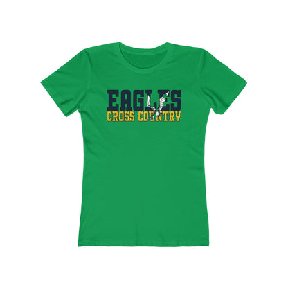 Cross Country Cutout - Next Level Women's The Boyfriend Tee