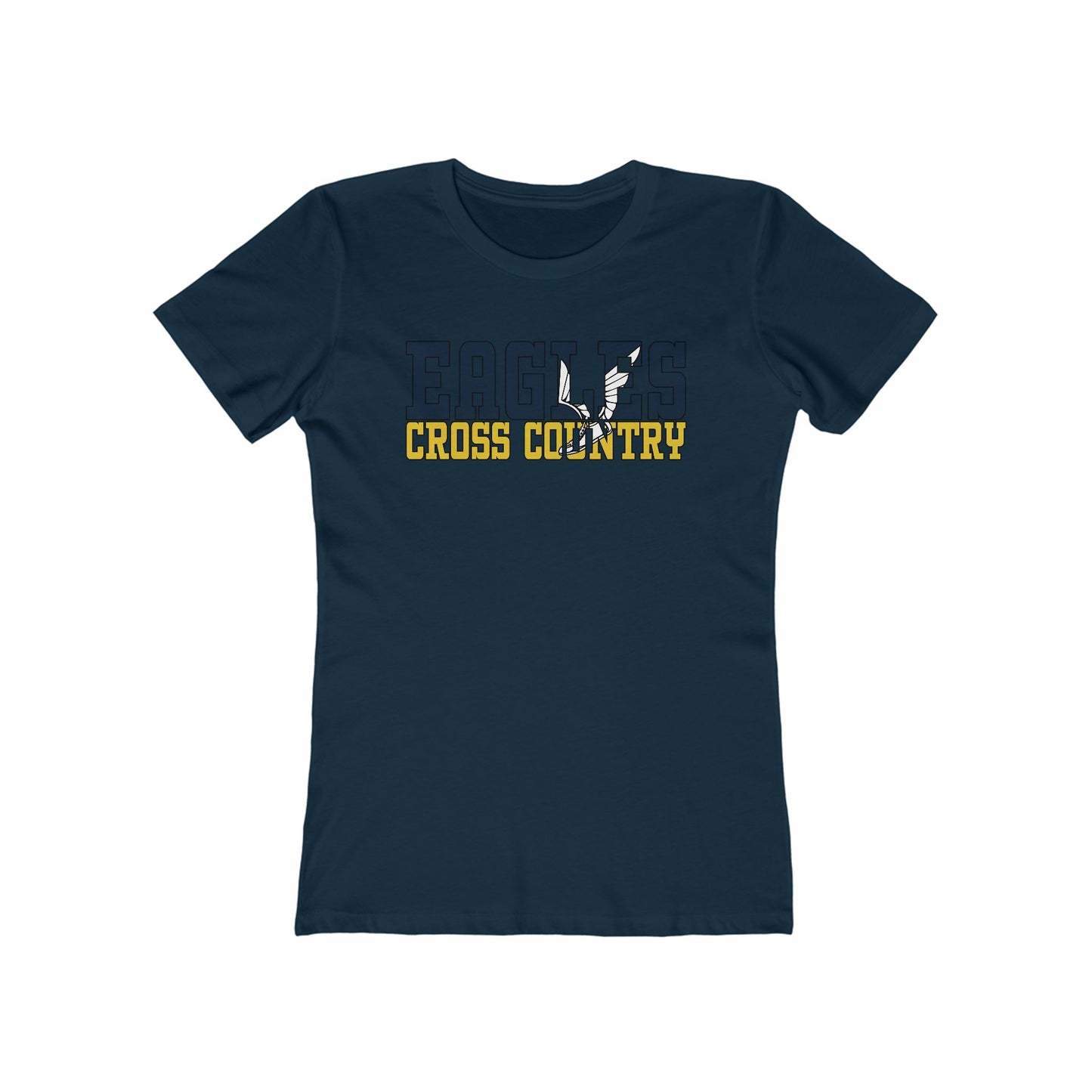 Cross Country Cutout - Next Level Women's The Boyfriend Tee