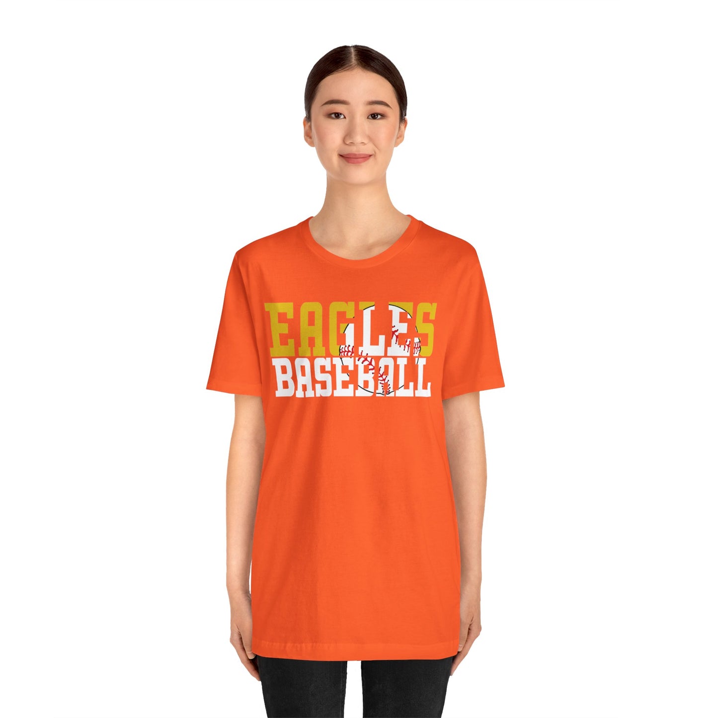 Baseball Cutout - Bella+Canva Unisex Jersey Short Sleeve Tee