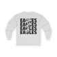 Lightning Bolt Eagle - Gildan Unisex Ultra Cotton Long Sleeve Tee