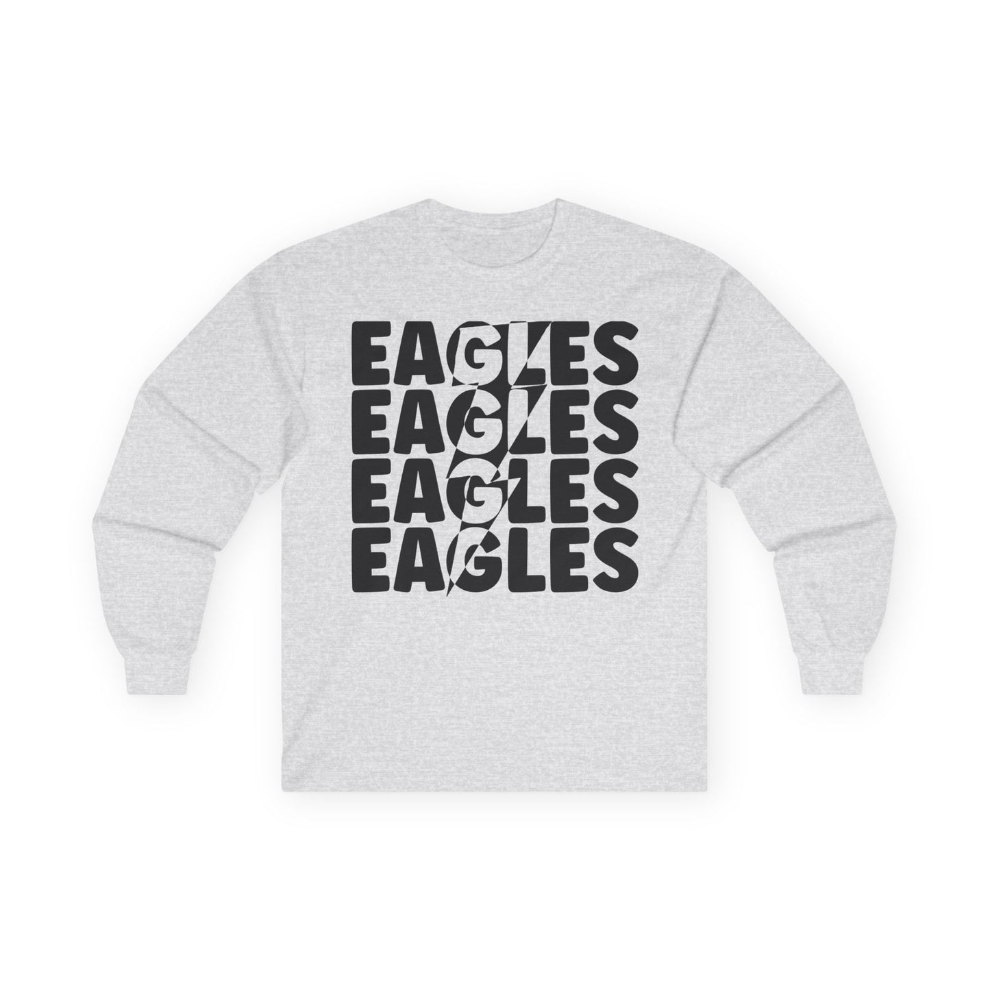 Lightning Bolt Eagle - Gildan Unisex Ultra Cotton Long Sleeve Tee