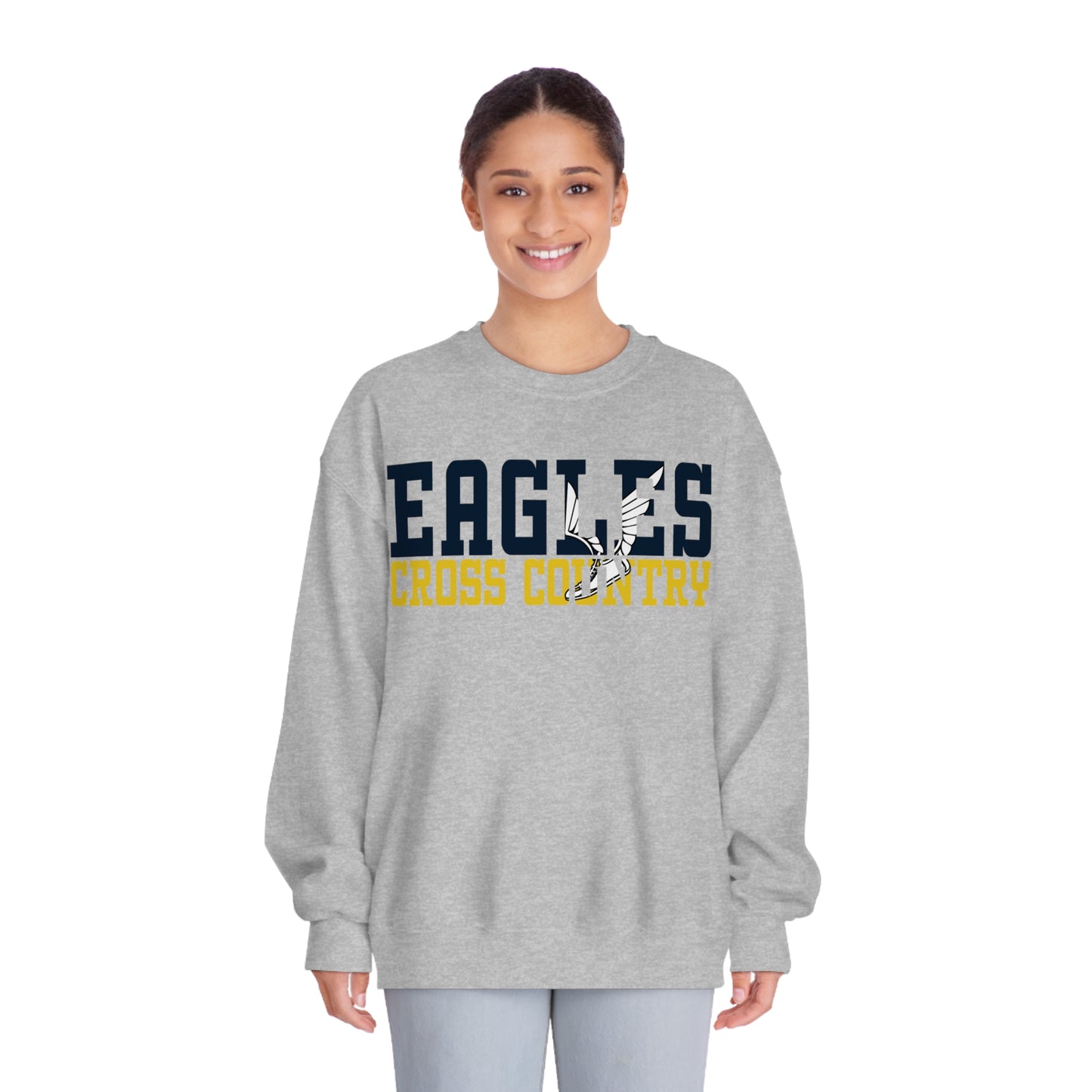 Cross Country Cutout -  Gildan Unisex DryBlend® Crewneck Sweatshirt