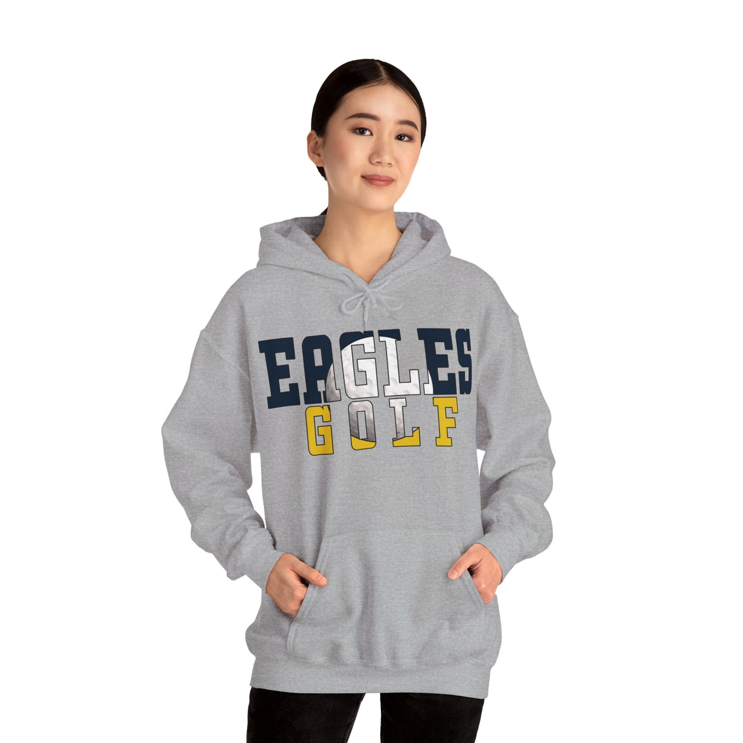 Golf Cutout - Gildan Unisex Heavy Blend™ Hooded Sweatshirt